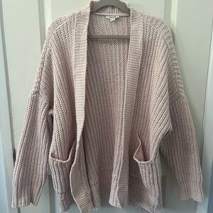 Garage dusty pink knit cardigan Size S